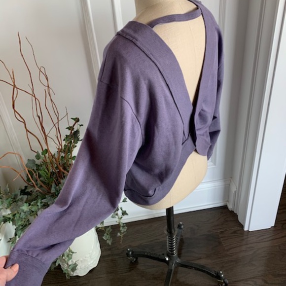 Pilcro by Anthropology Tops - Pilcro NWT Anthropology Deep V open Back Knit Top